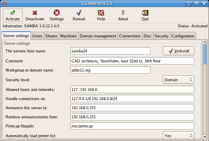 Samba Server alt Linux настройка. GADMIN-proftpd. GADMIN.